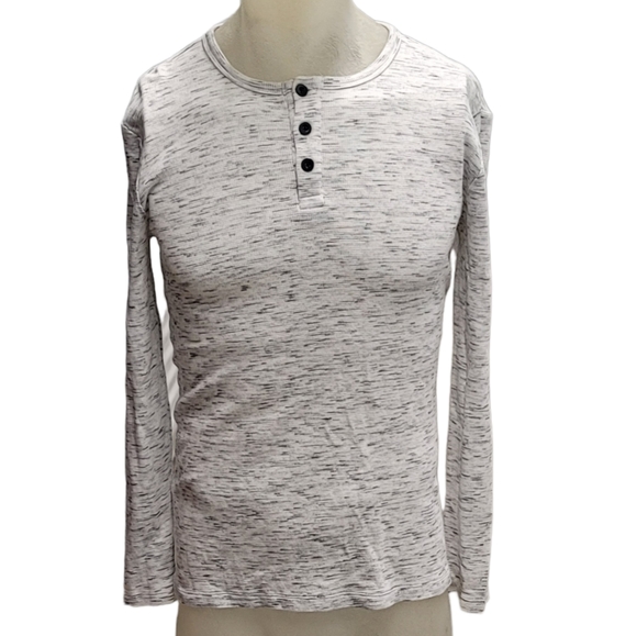 American Garage | Henley Collared | Long Sleeve Thermal | Size:M - Picture 1 of 2